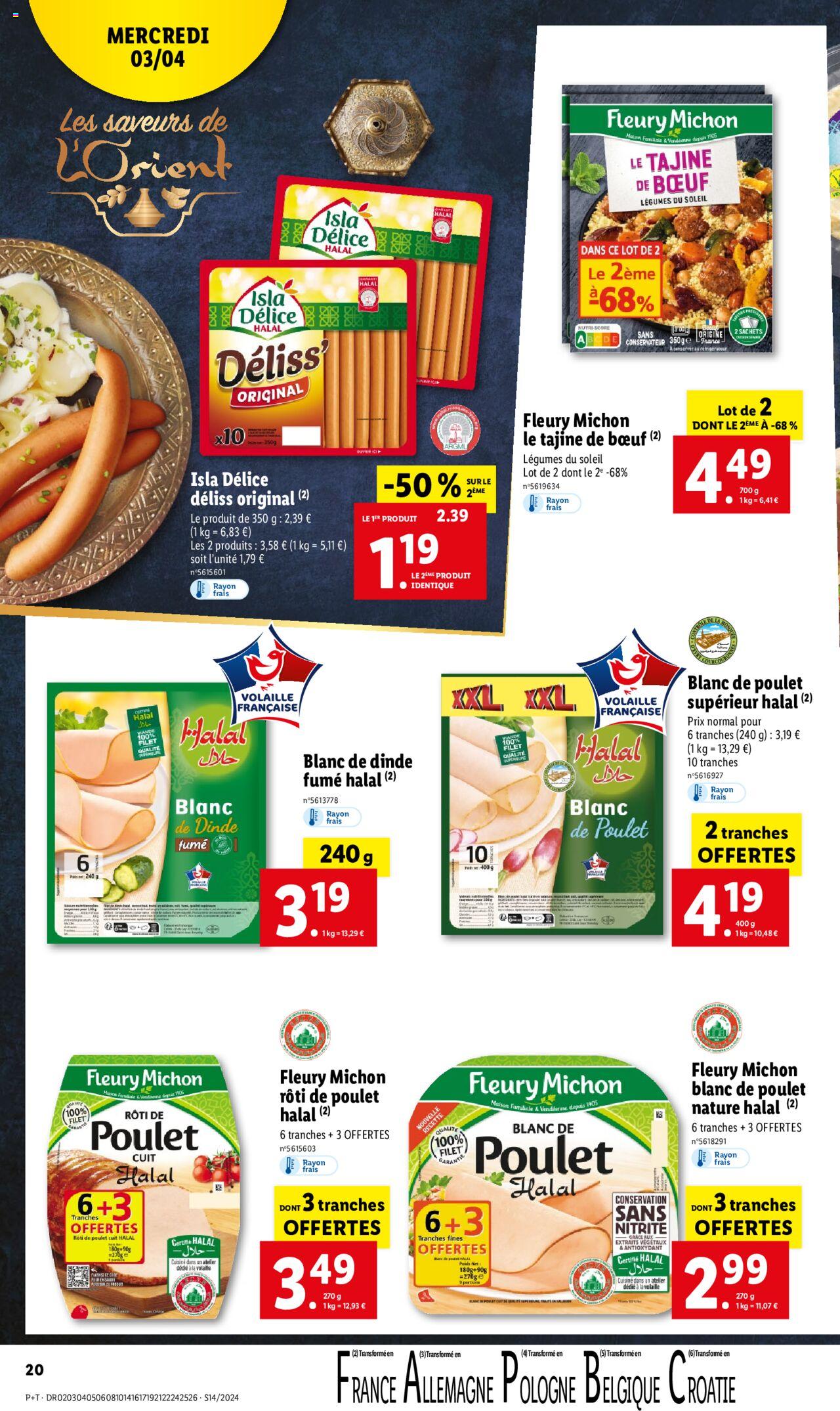 Catalogue Lidl 3 – 9 Avril 2024 Page 20
