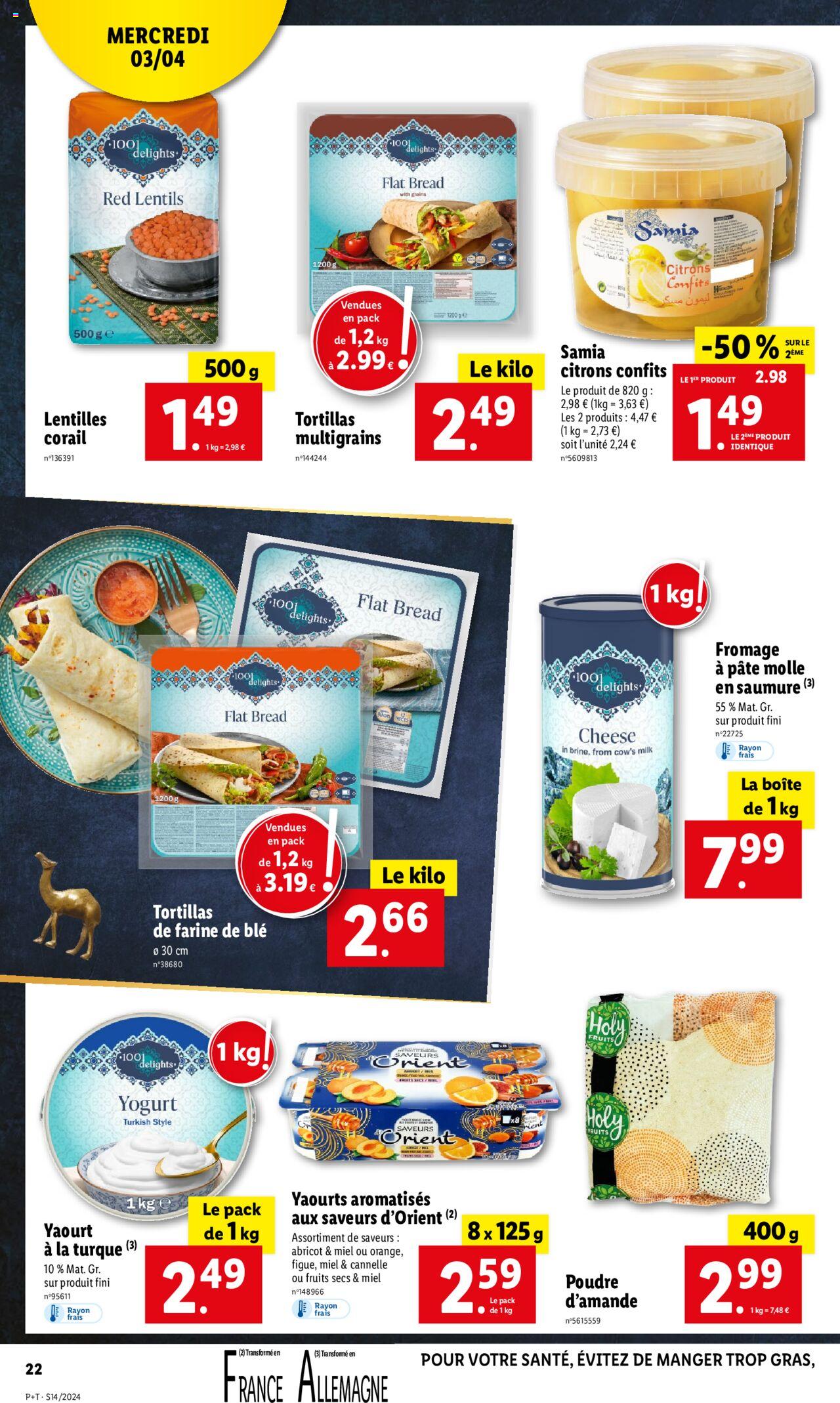 Catalogue Lidl 3 – 9 Avril 2024 Page 22