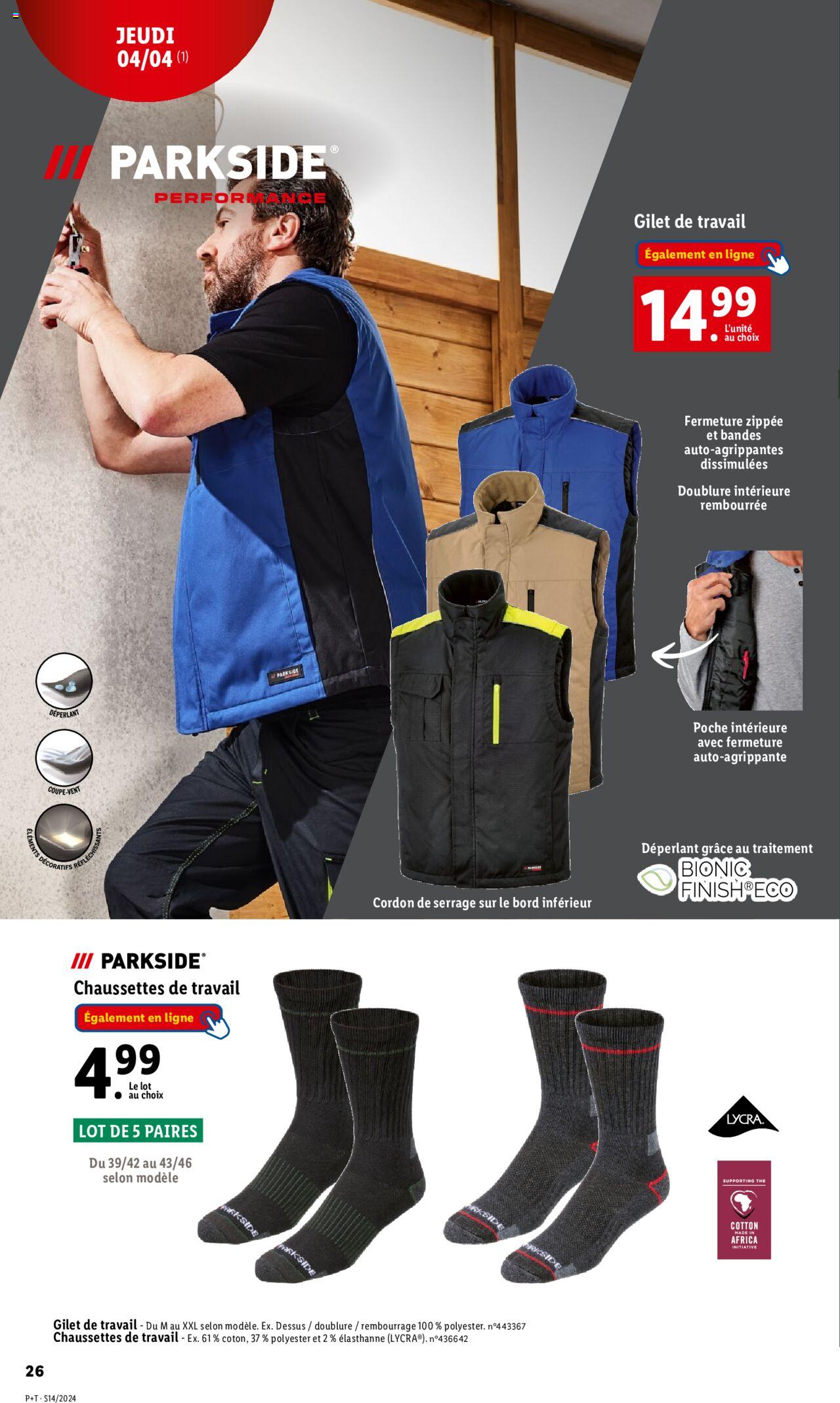 Catalogue Lidl 3 – 9 Avril 2024 Page 26