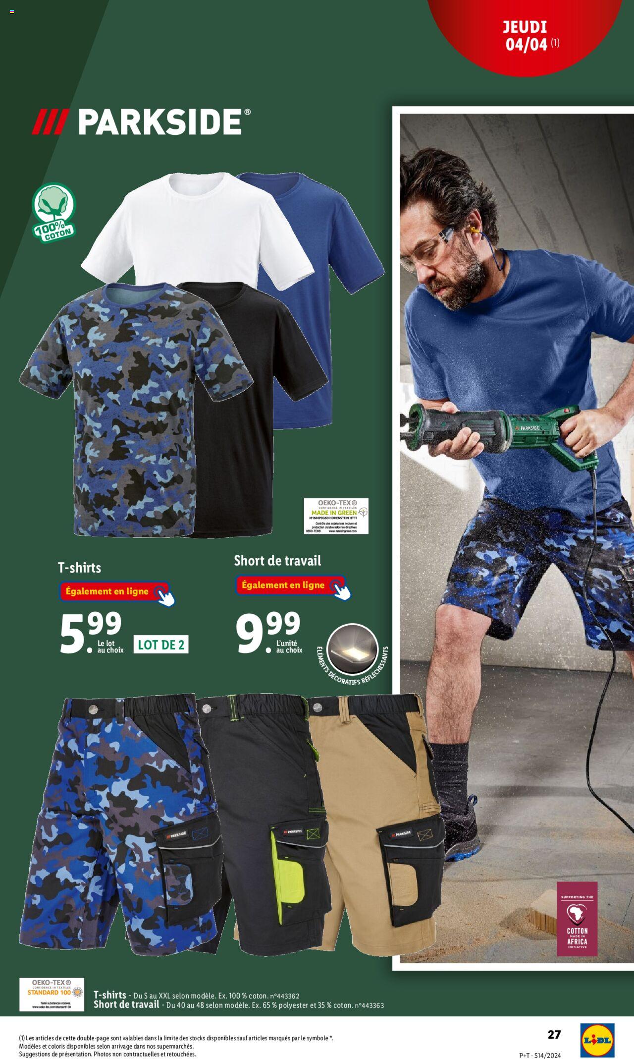 Catalogue Lidl 3 – 9 Avril 2024 Page 27