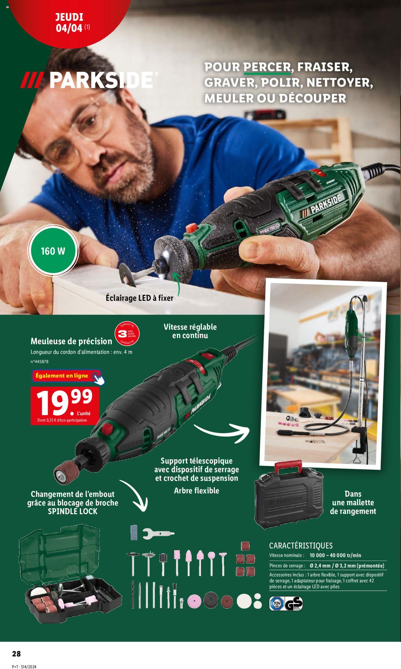 Catalogue Lidl 3 – 9 Avril 2024 Page 28