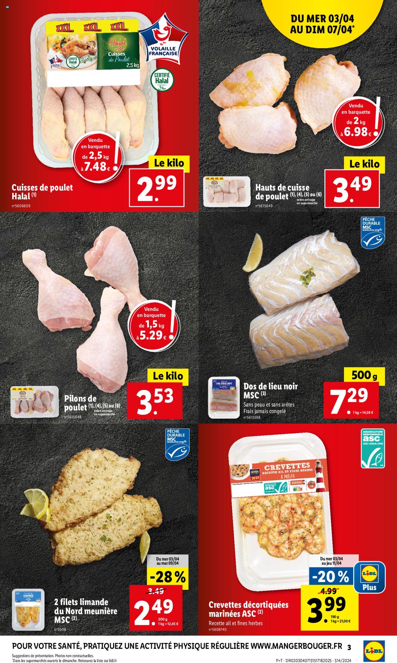 Catalogue Lidl 3 – 9 Avril 2024 Page 3