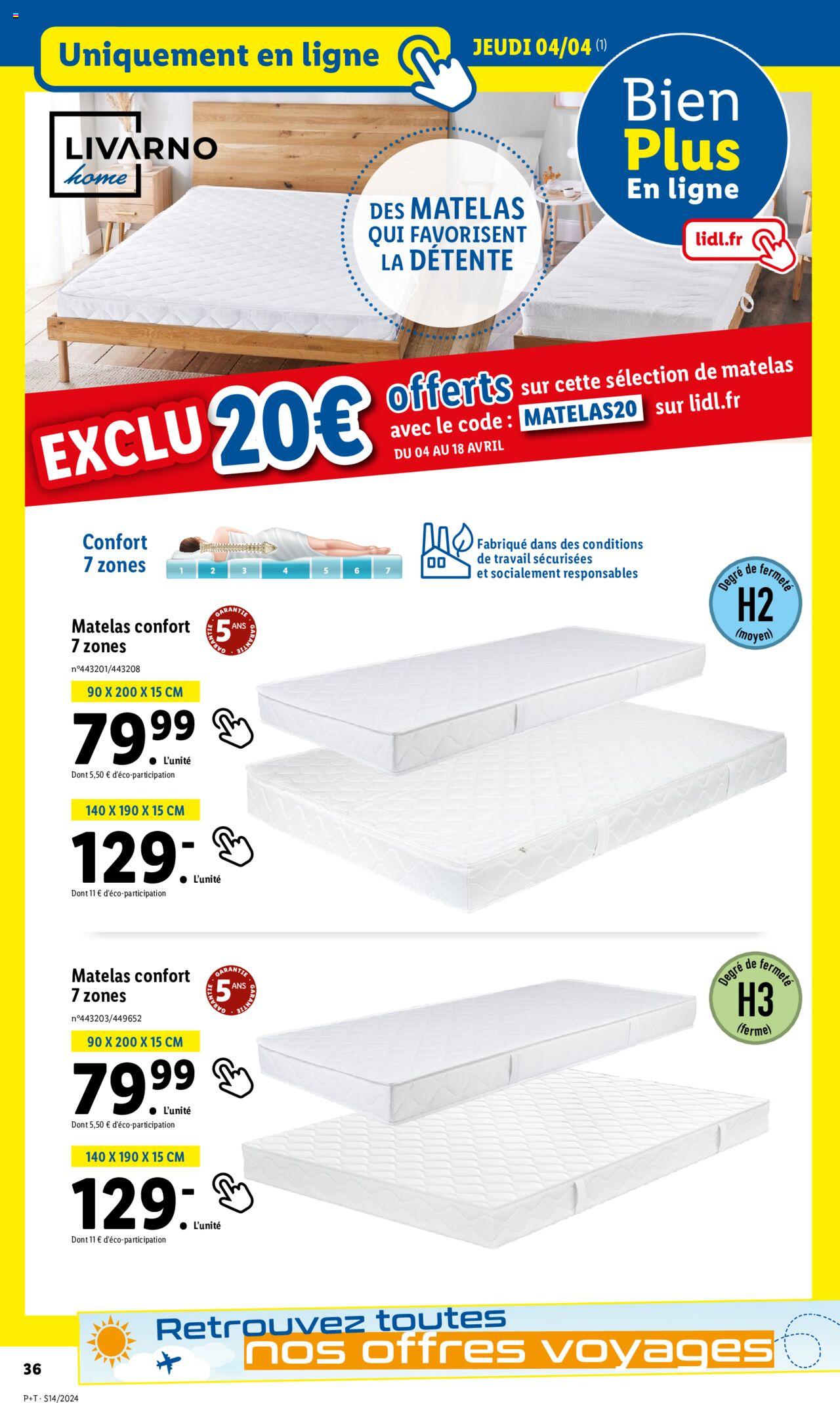 Catalogue Lidl 3 – 9 Avril 2024 Page 36