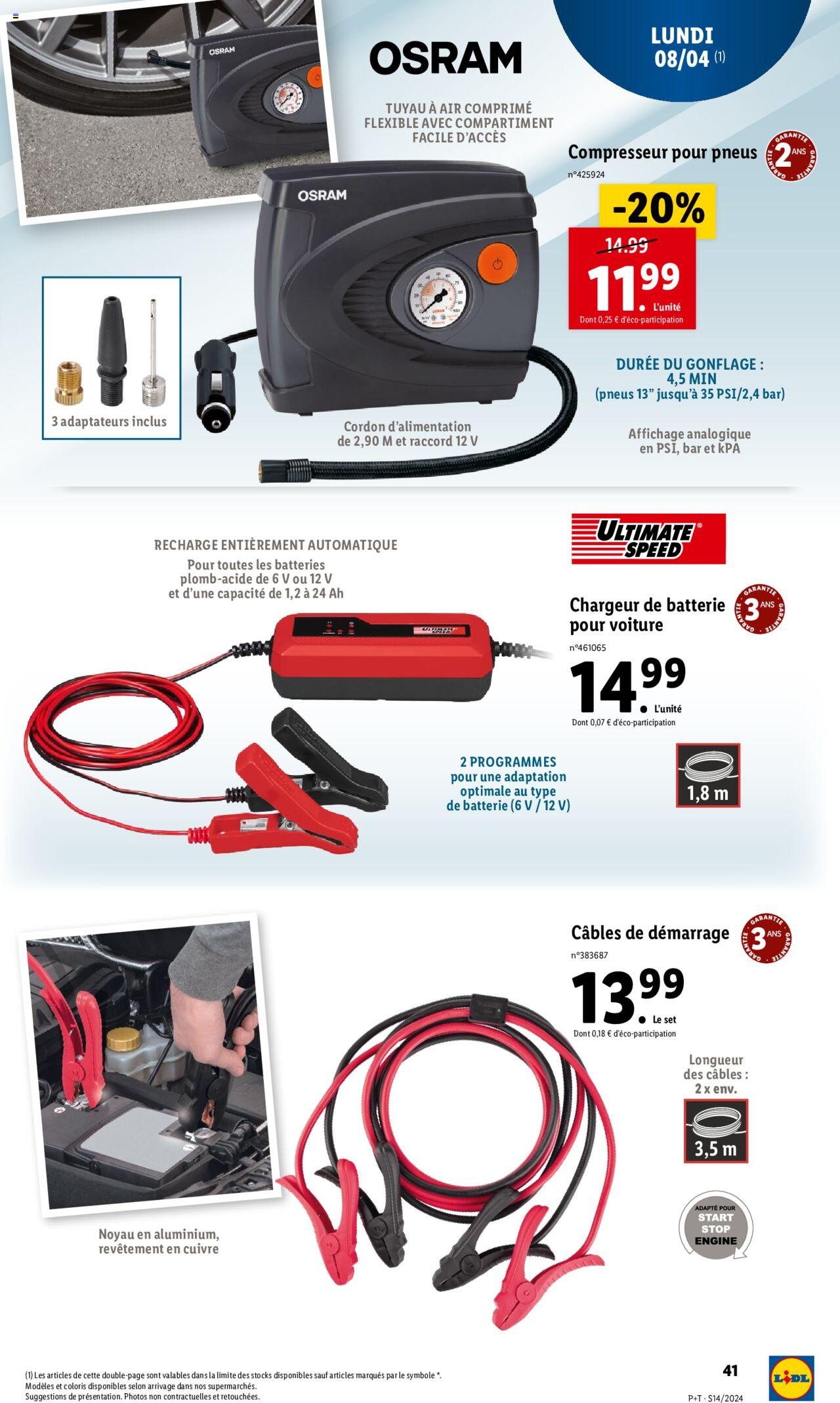 Catalogue Lidl 3 – 9 Avril 2024 Page 41