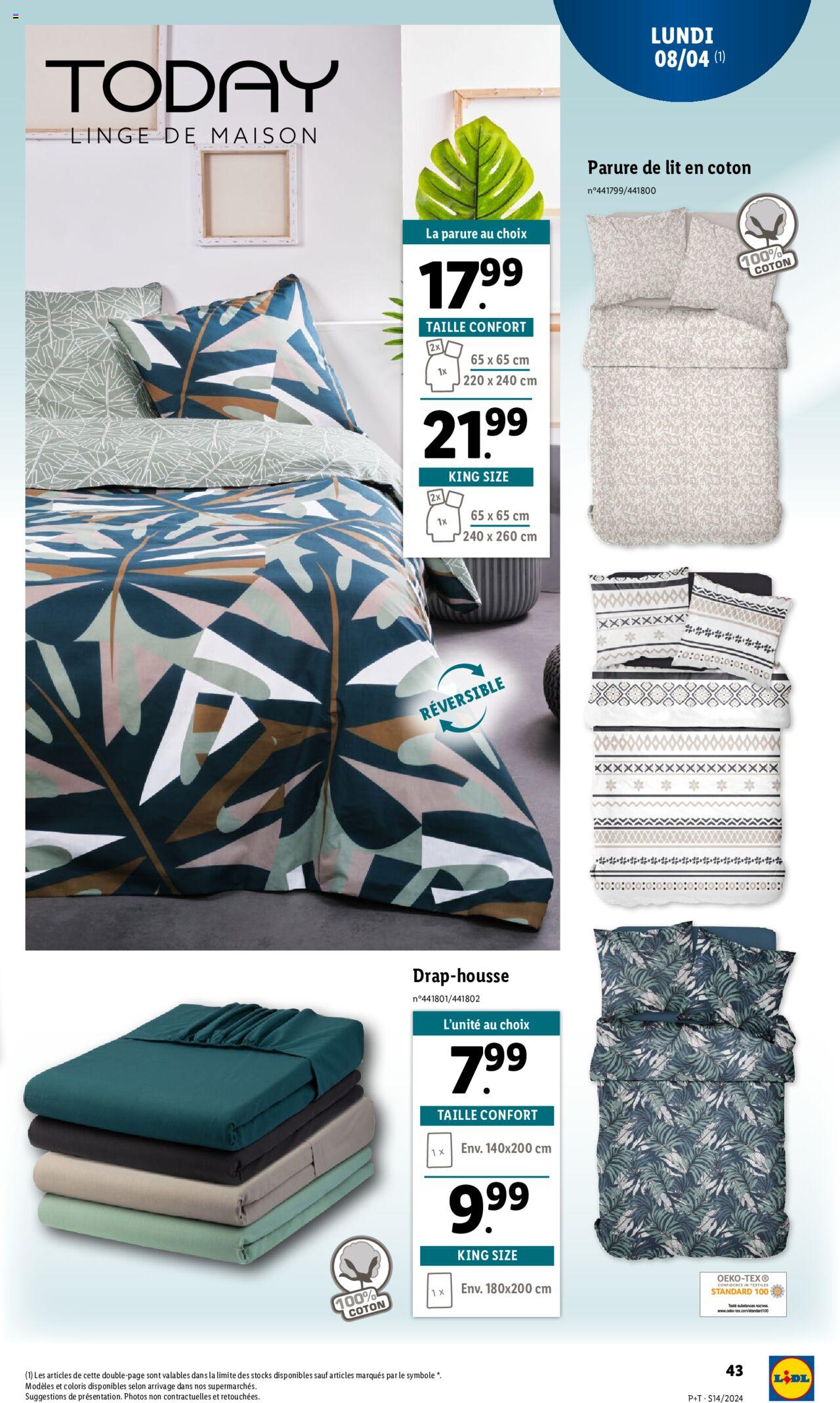 Catalogue Lidl 3 – 9 Avril 2024 Page 43
