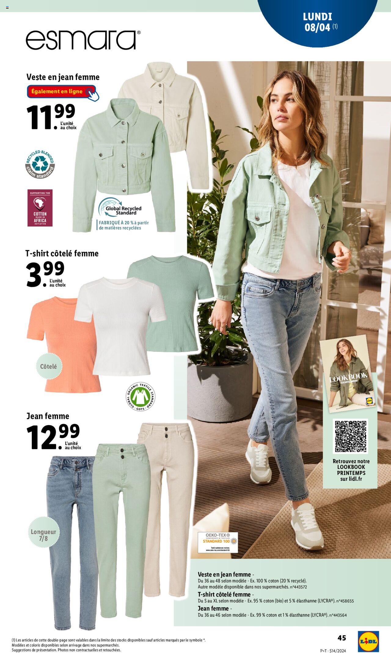 Catalogue Lidl 3 – 9 Avril 2024 Page 45