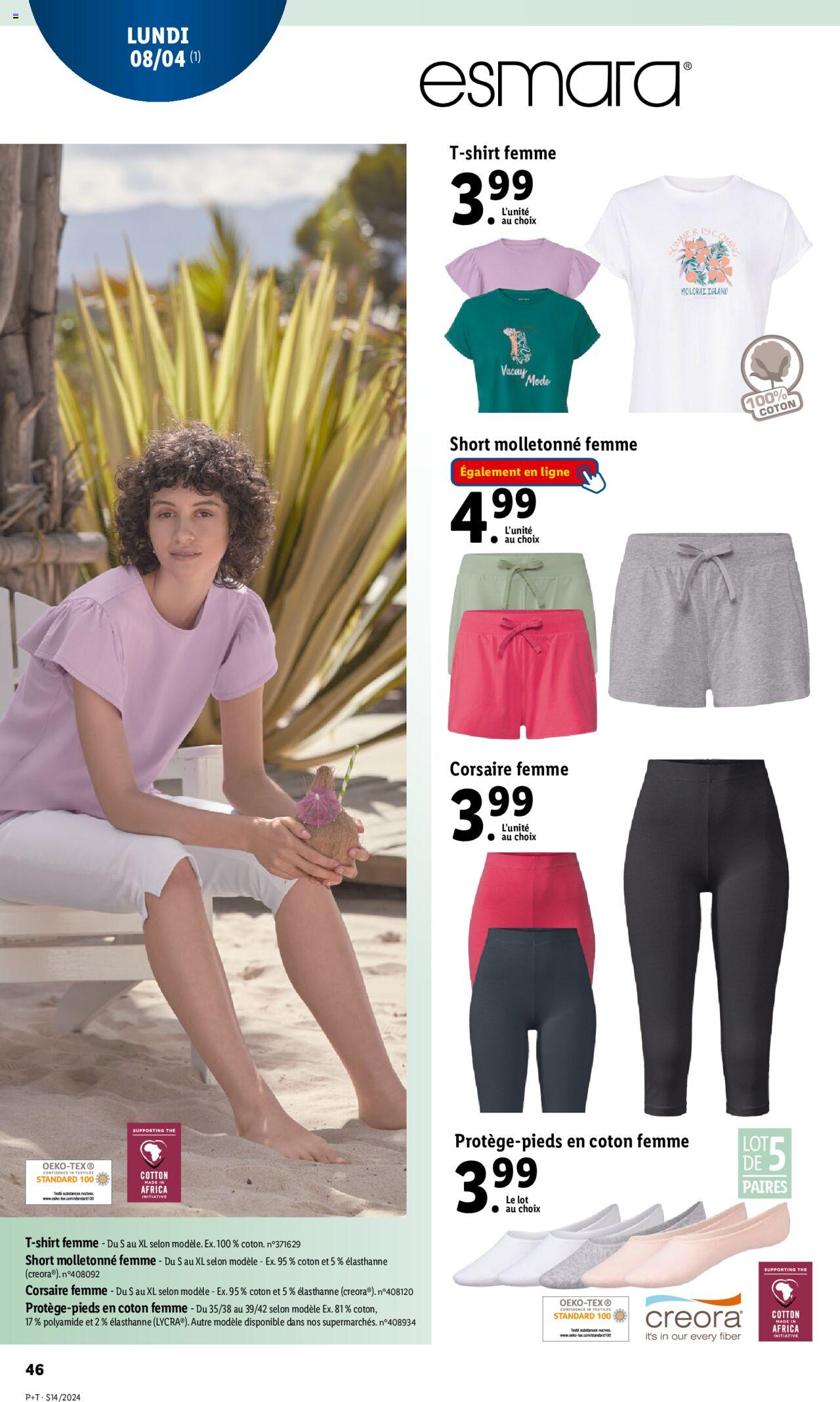 Catalogue Lidl 3 – 9 Avril 2024 Page 46