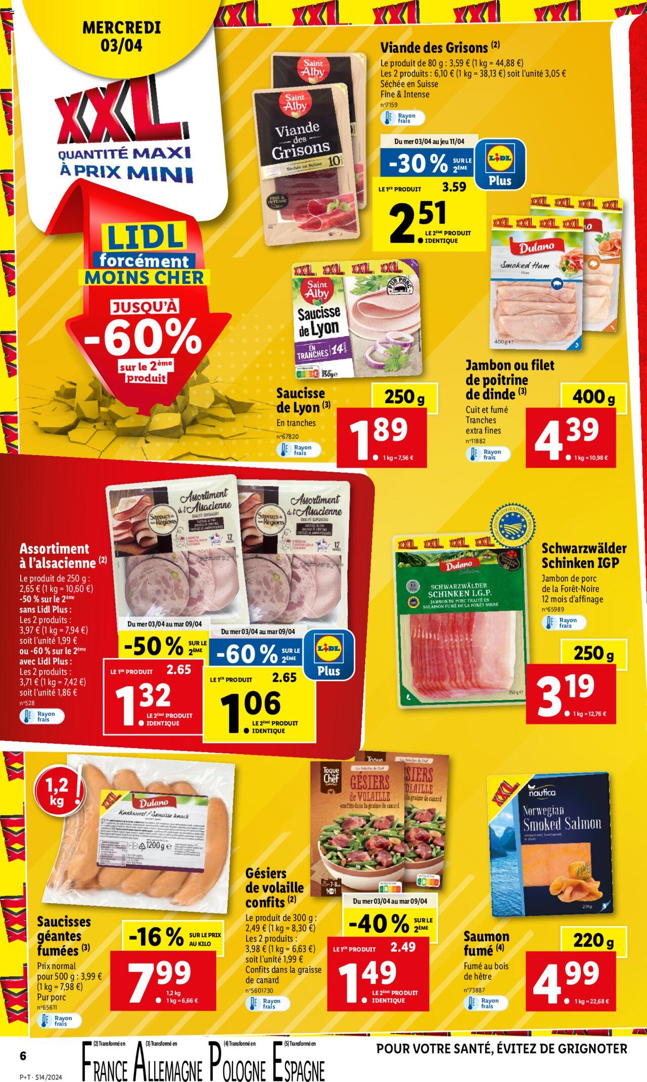 Catalogue Lidl 3 – 9 Avril 2024 Page 6
