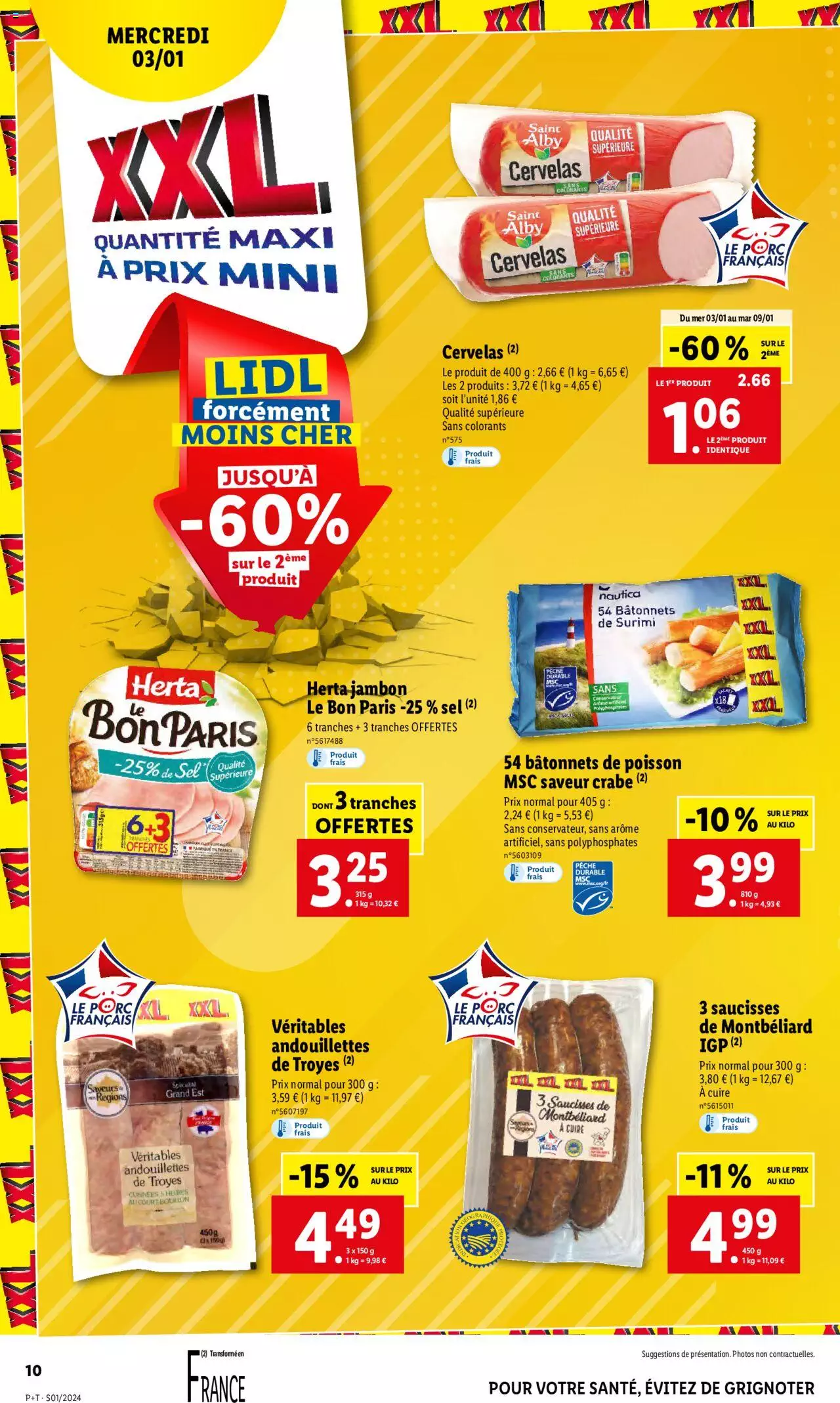 Catalogue Lidl 3 – 9 Janvier 2024 Page 10