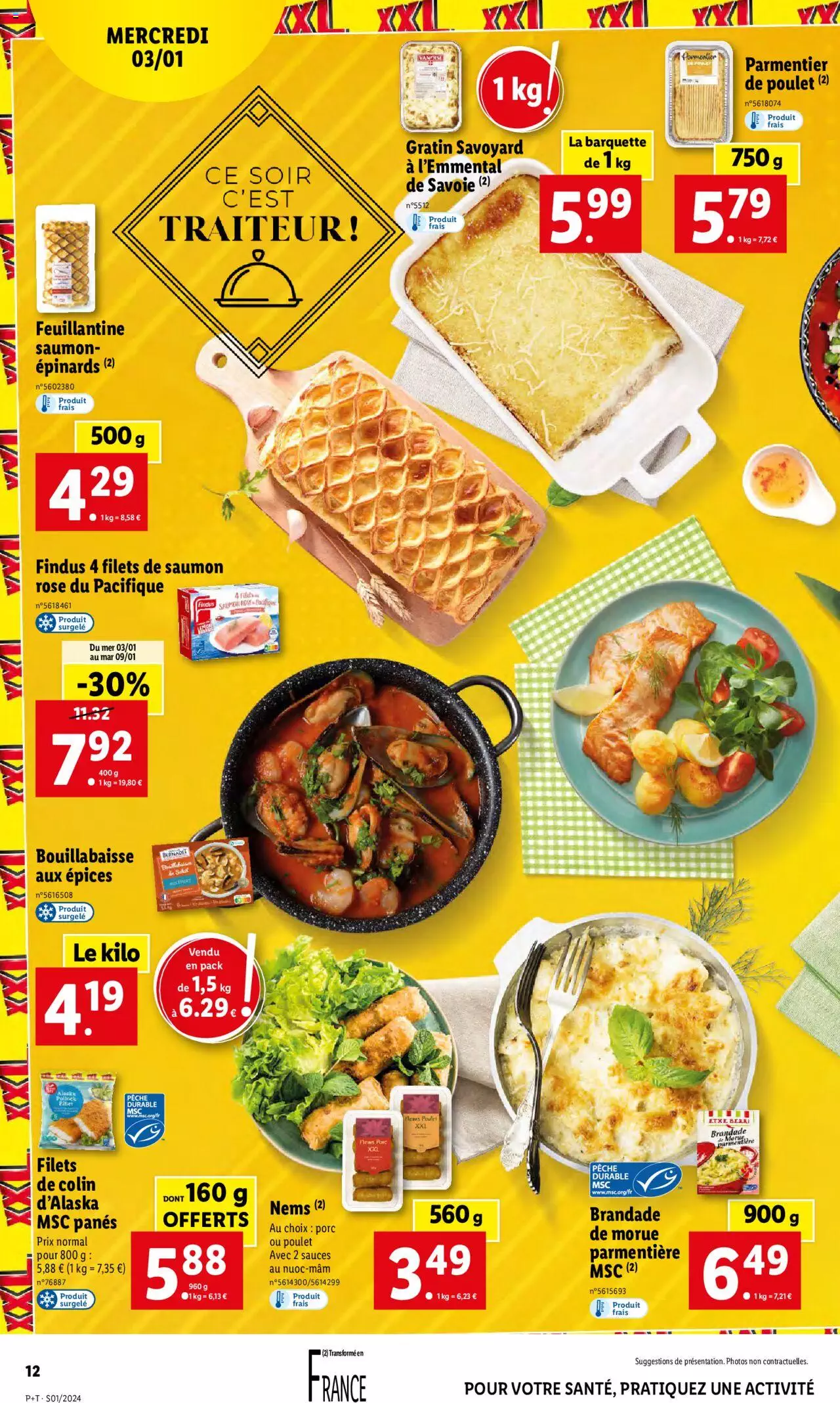 Catalogue Lidl 3 – 9 Janvier 2024 Page 12