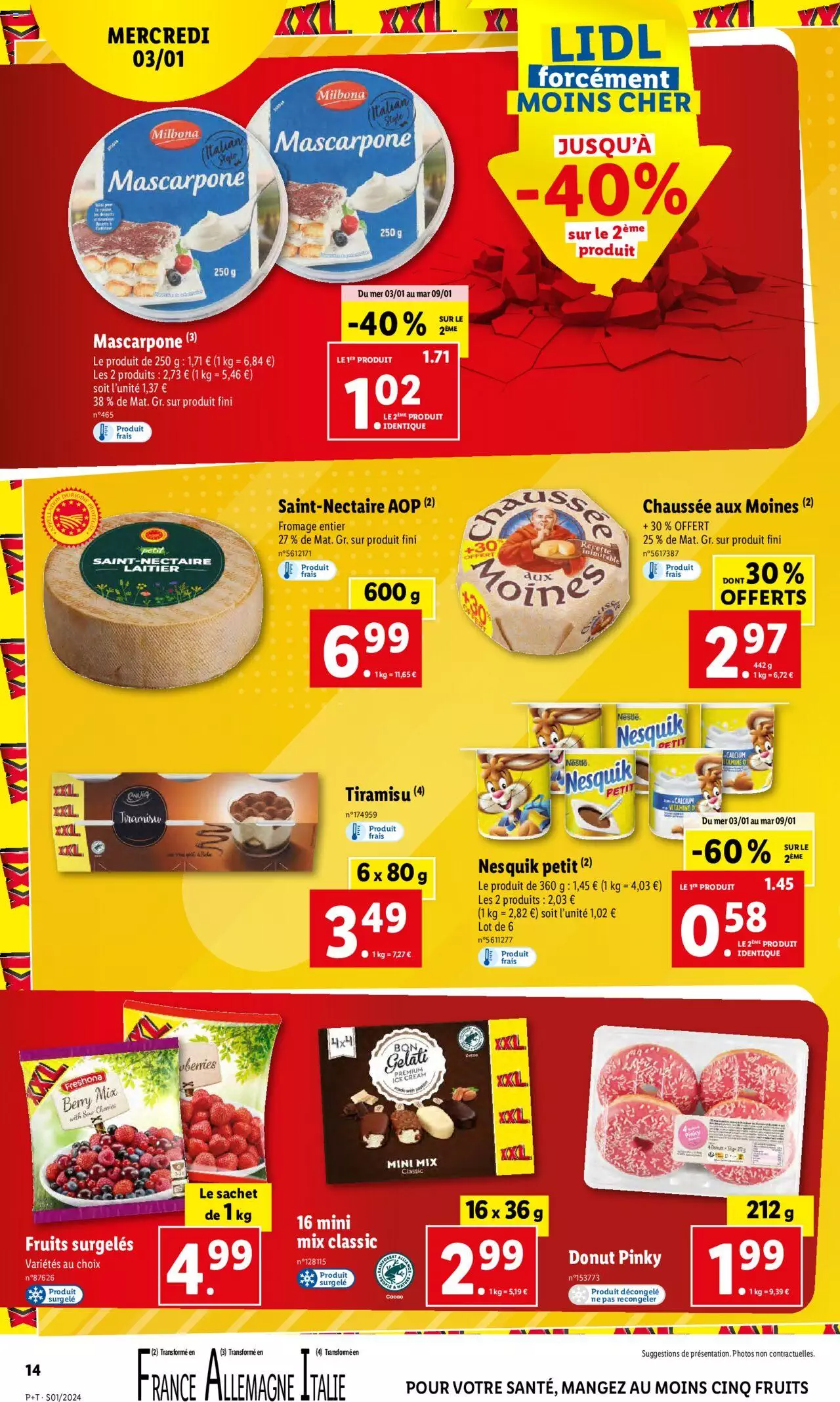 Catalogue Lidl 3 – 9 Janvier 2024 Page 14