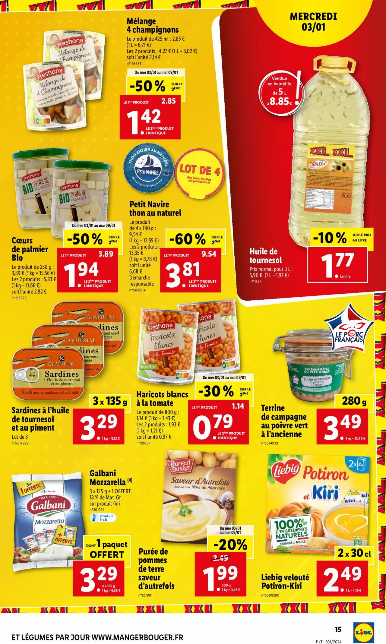 Catalogue Lidl 3 – 9 Janvier 2024 Page 15