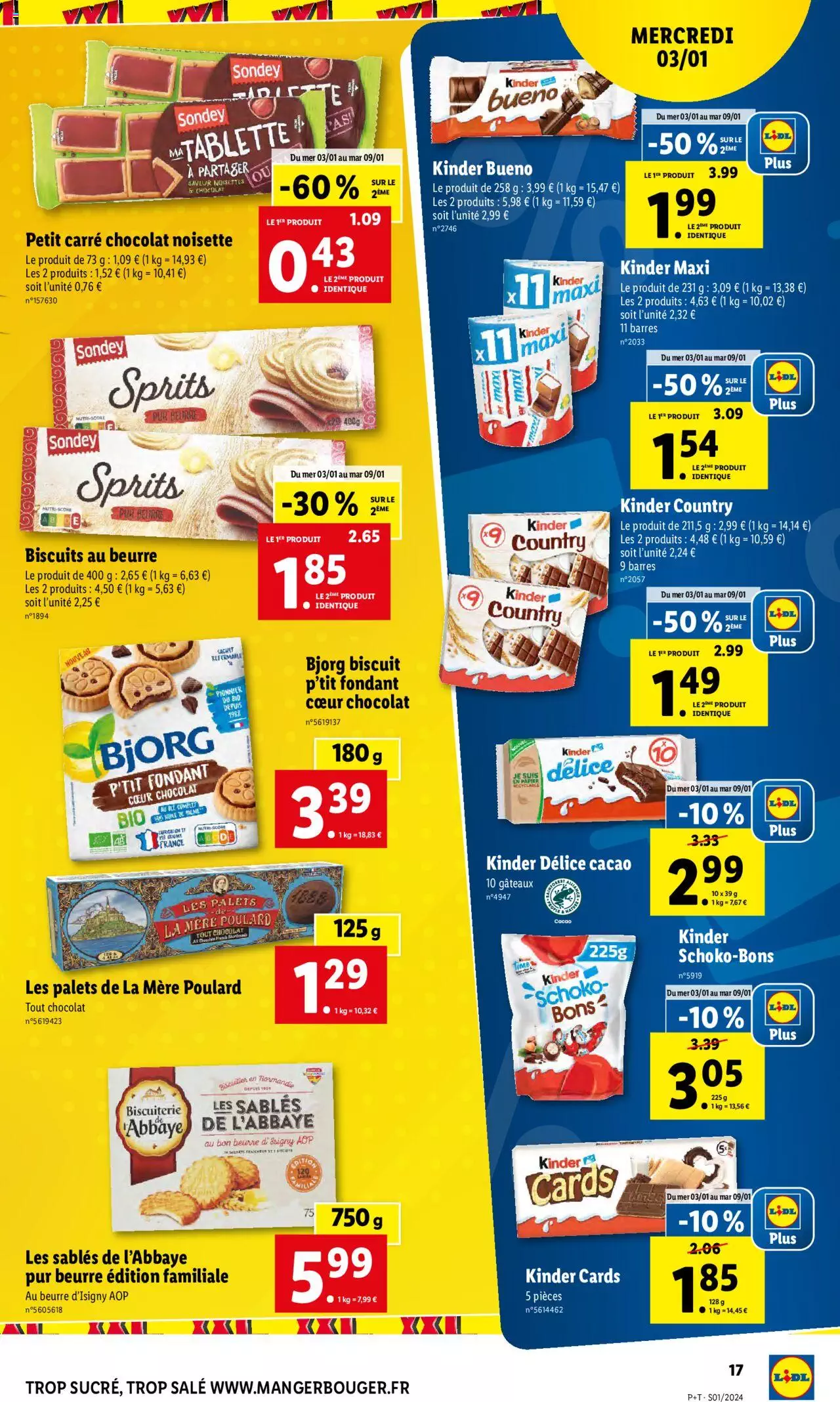 Catalogue Lidl 3 – 9 Janvier 2024 Page 17
