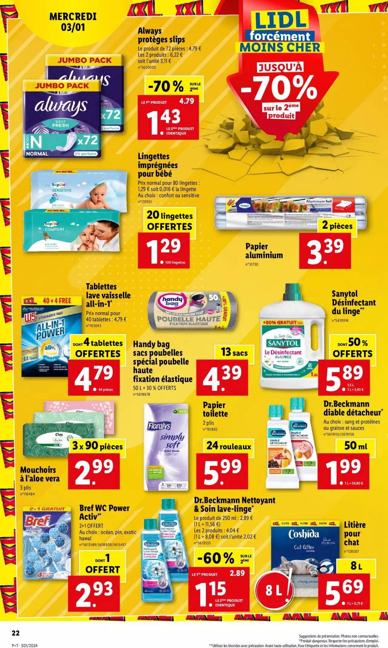 Catalogue Lidl 3 – 9 Janvier 2024 Page 22