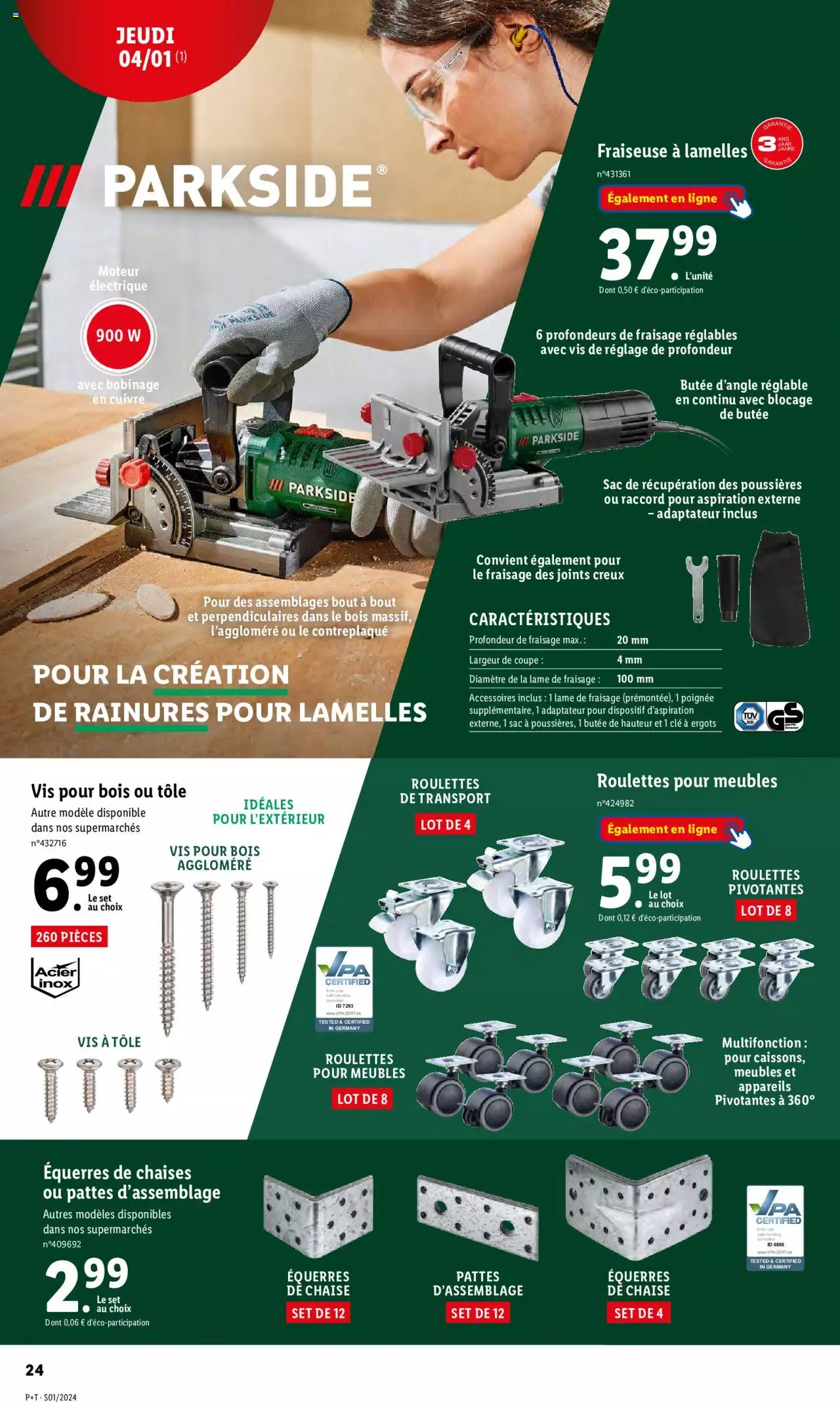 Catalogue Lidl 3 – 9 Janvier 2024 Page 24