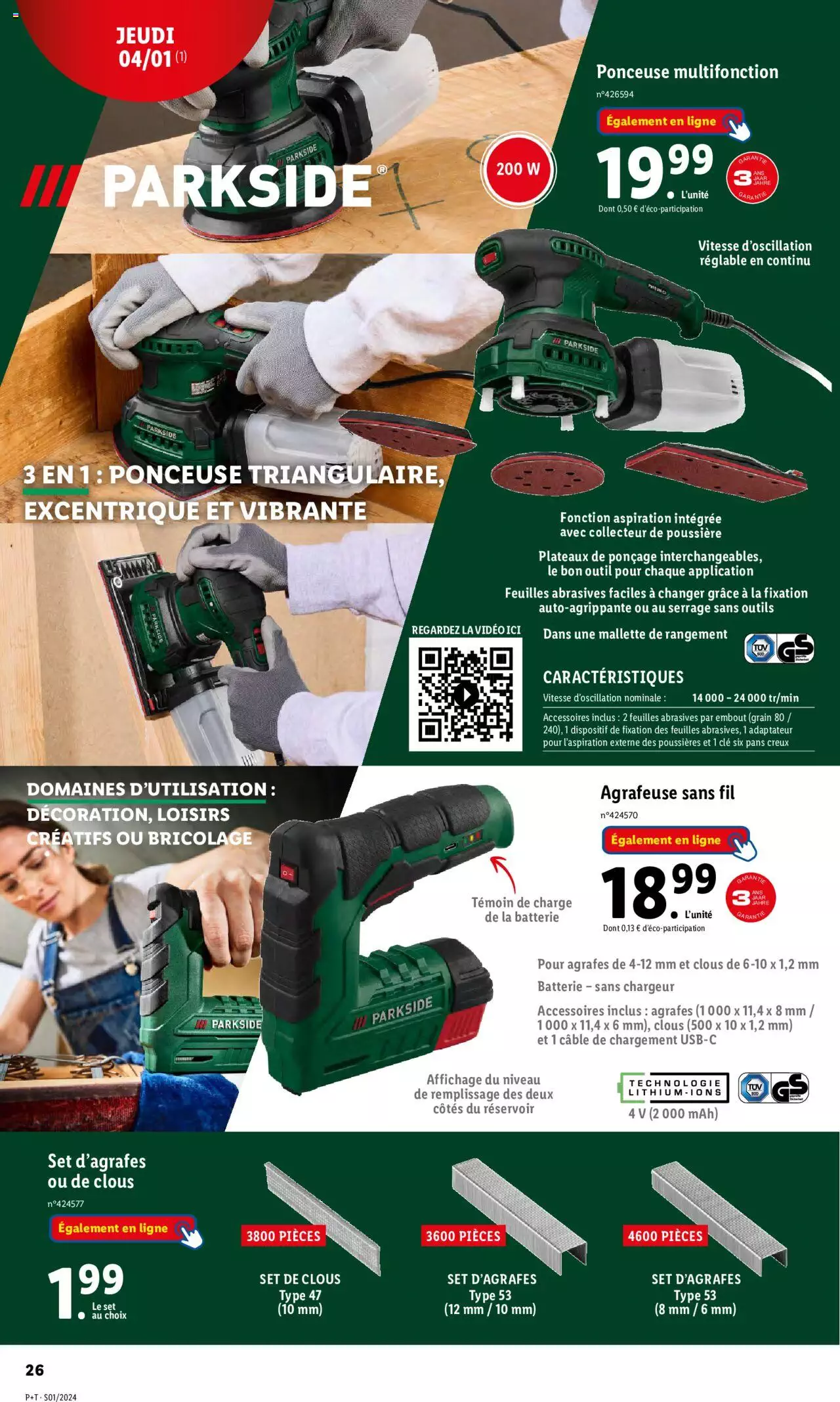 Catalogue Lidl 3 – 9 Janvier 2024 Page 26