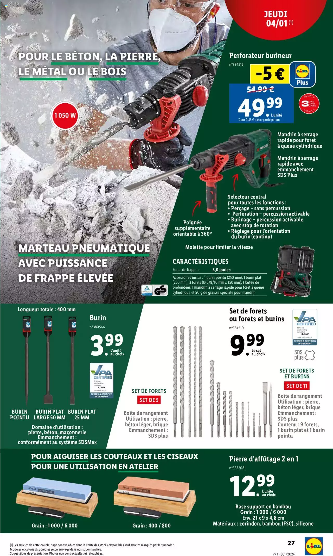 Catalogue Lidl 3 – 9 Janvier 2024 Page 27