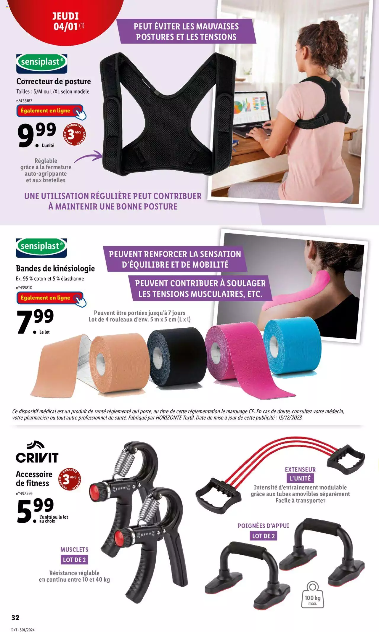 Catalogue Lidl 3 – 9 Janvier 2024 Page 32