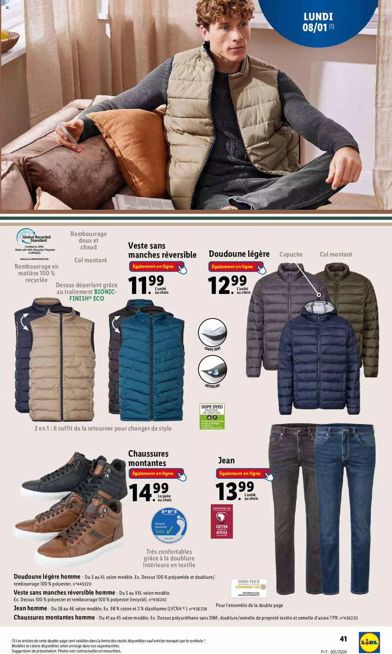 Catalogue Lidl 3 – 9 Janvier 2024 Page 41