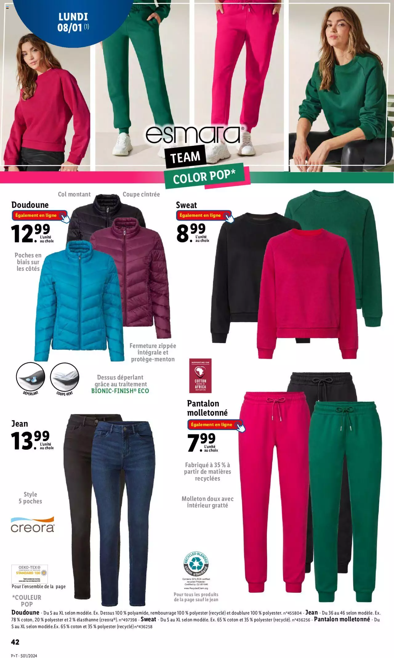 Catalogue Lidl 3 – 9 Janvier 2024 Page 42