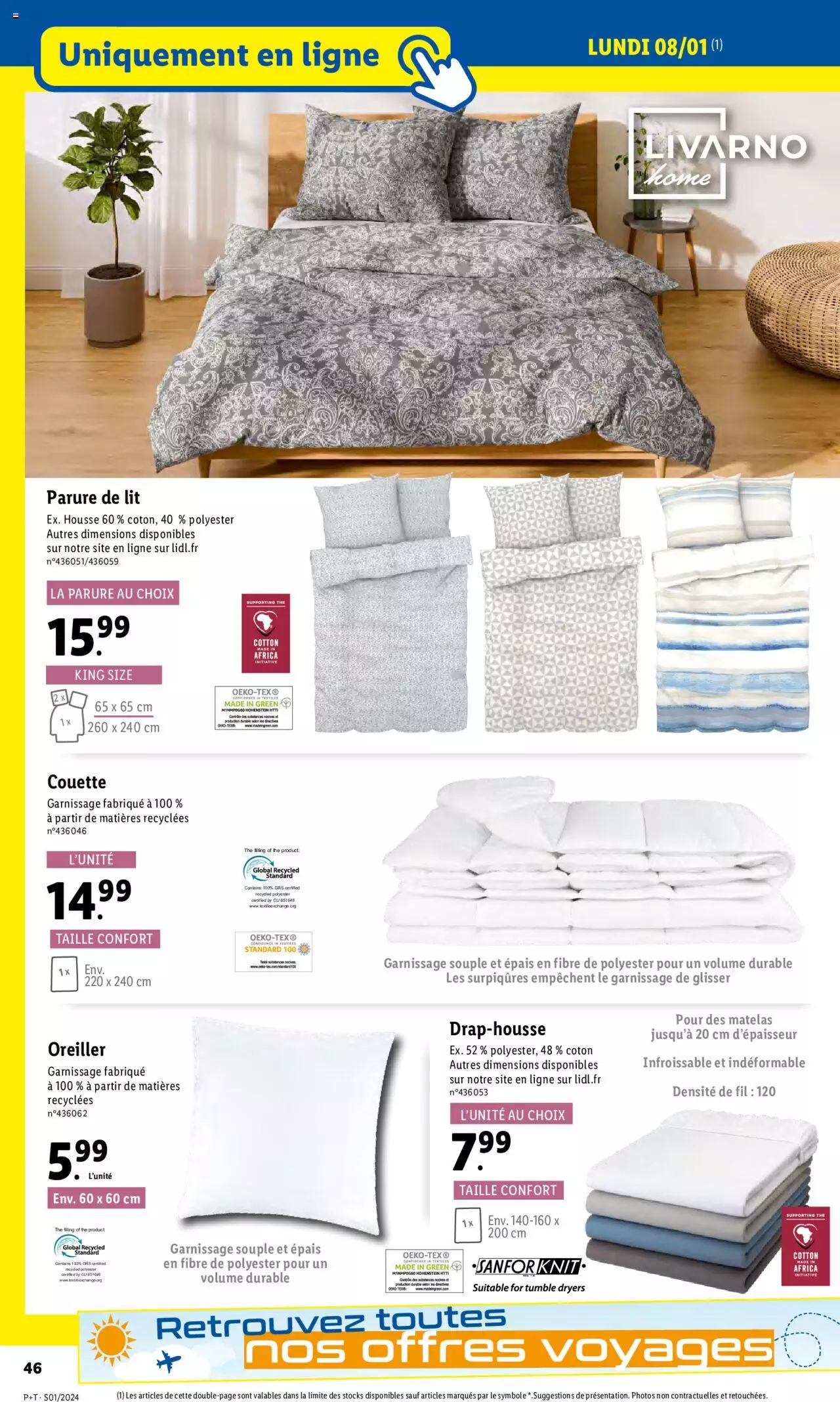 Catalogue Lidl 3 – 9 Janvier 2024 Page 46