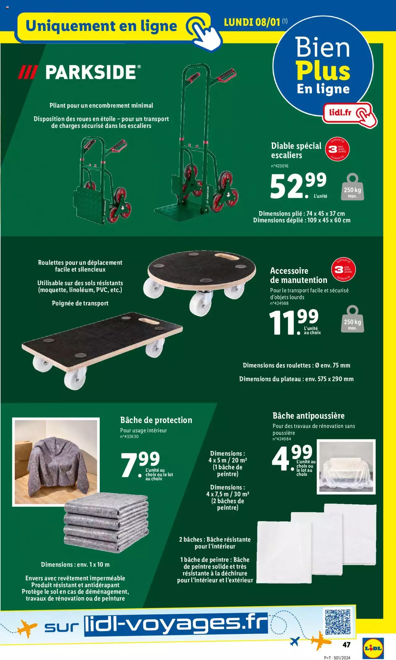 Catalogue Lidl 3 – 9 Janvier 2024 Page 47