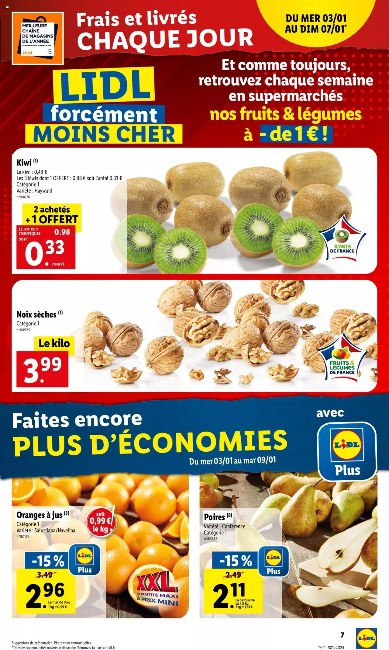 Catalogue Lidl 3 – 9 Janvier 2024 Page 7