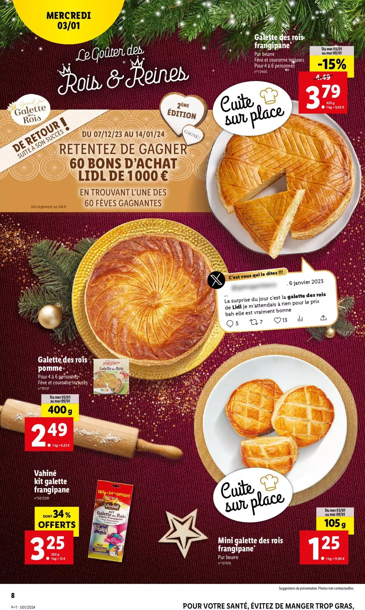 Catalogue Lidl 3 – 9 Janvier 2024 Page 8