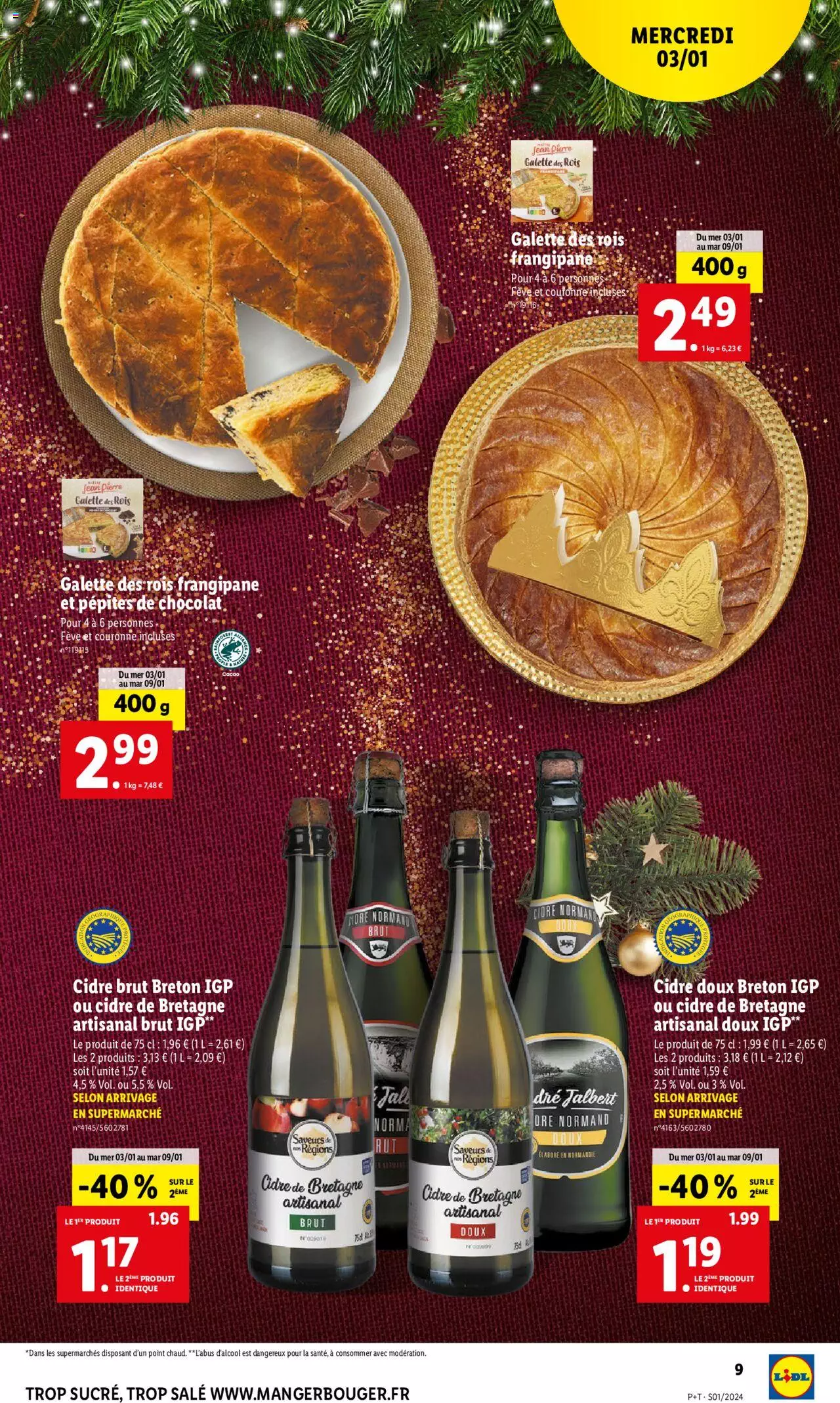 Catalogue Lidl 3 – 9 Janvier 2024 Page 9