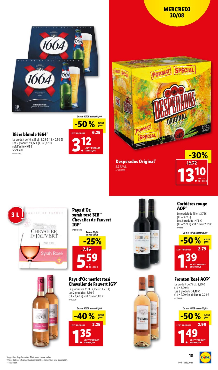 Catalogue Lidl 30 Août – 5 Septembre 2023 Page 13