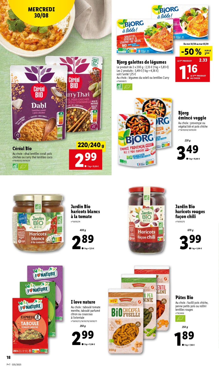Catalogue Lidl 30 Août – 5 Septembre 2023 Page 18