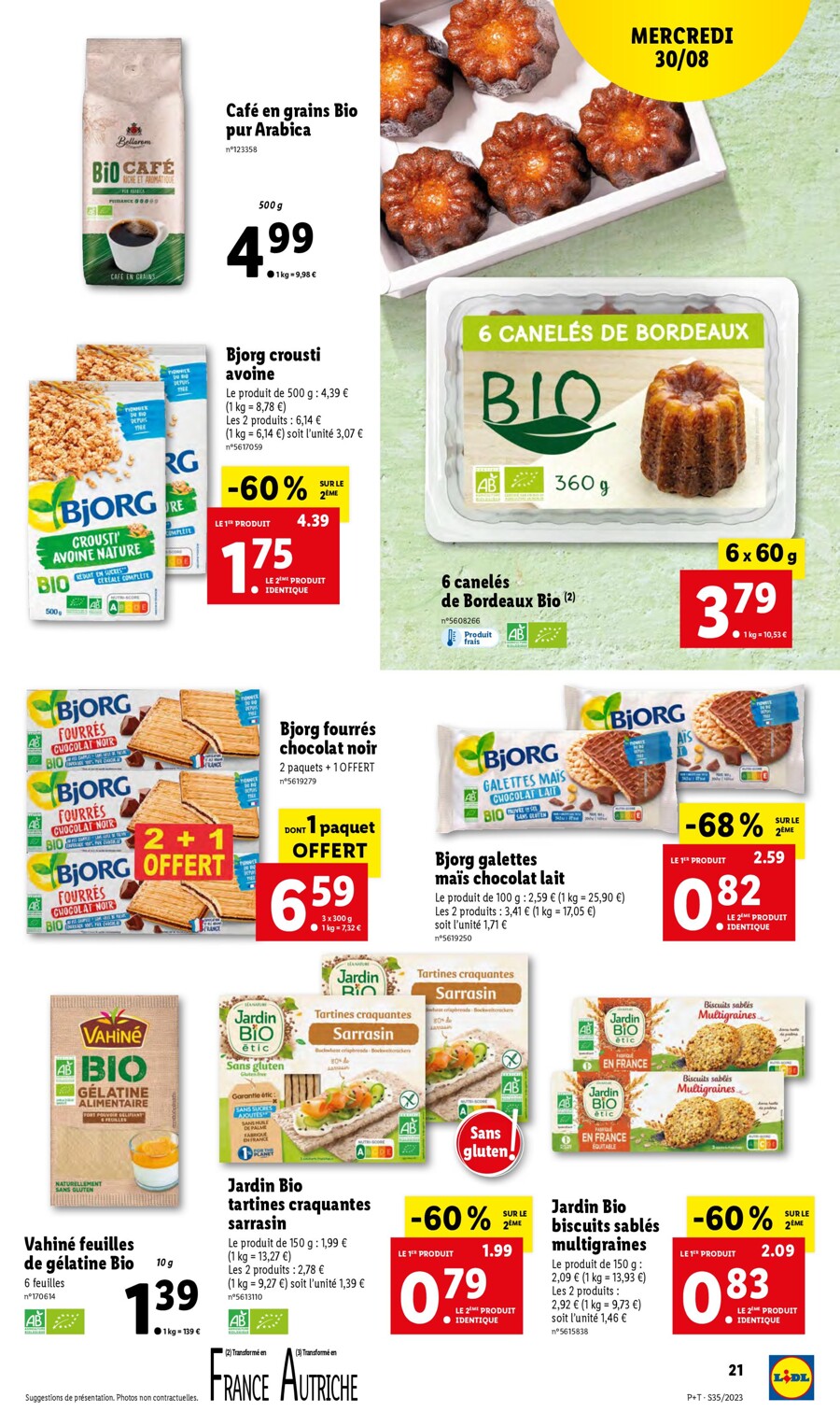 Catalogue Lidl 30 Août – 5 Septembre 2023 Page 21