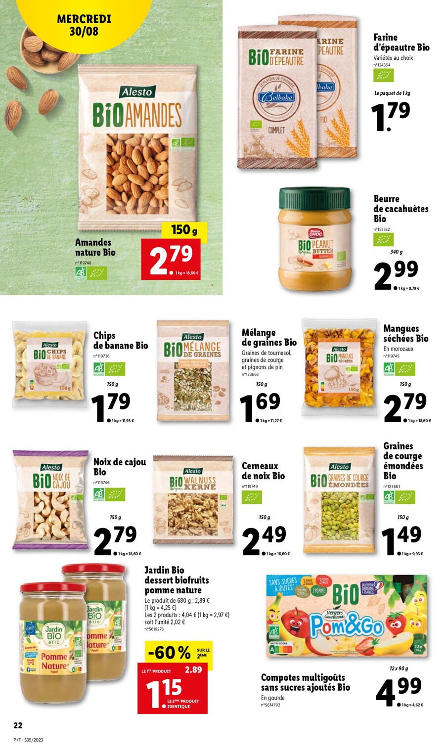 Catalogue Lidl 30 Août – 5 Septembre 2023 Page 22