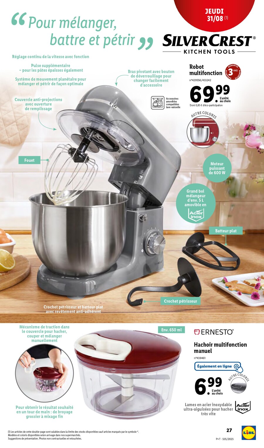 Catalogue Lidl 30 Août – 5 Septembre 2023 Page 31