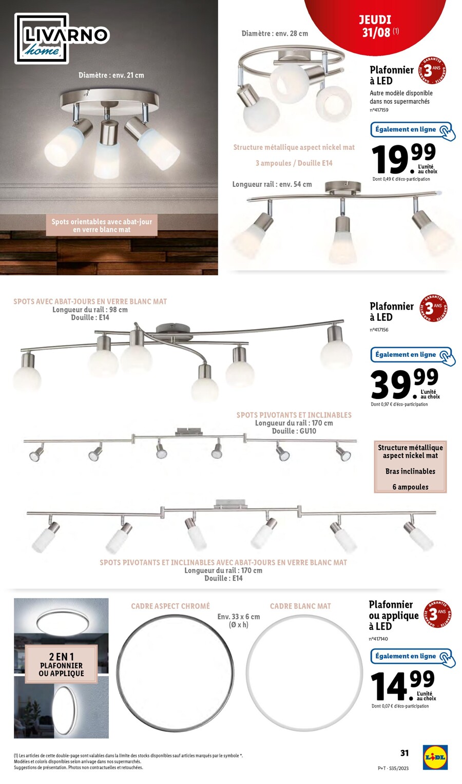 Catalogue Lidl 30 Août – 5 Septembre 2023 Page 35