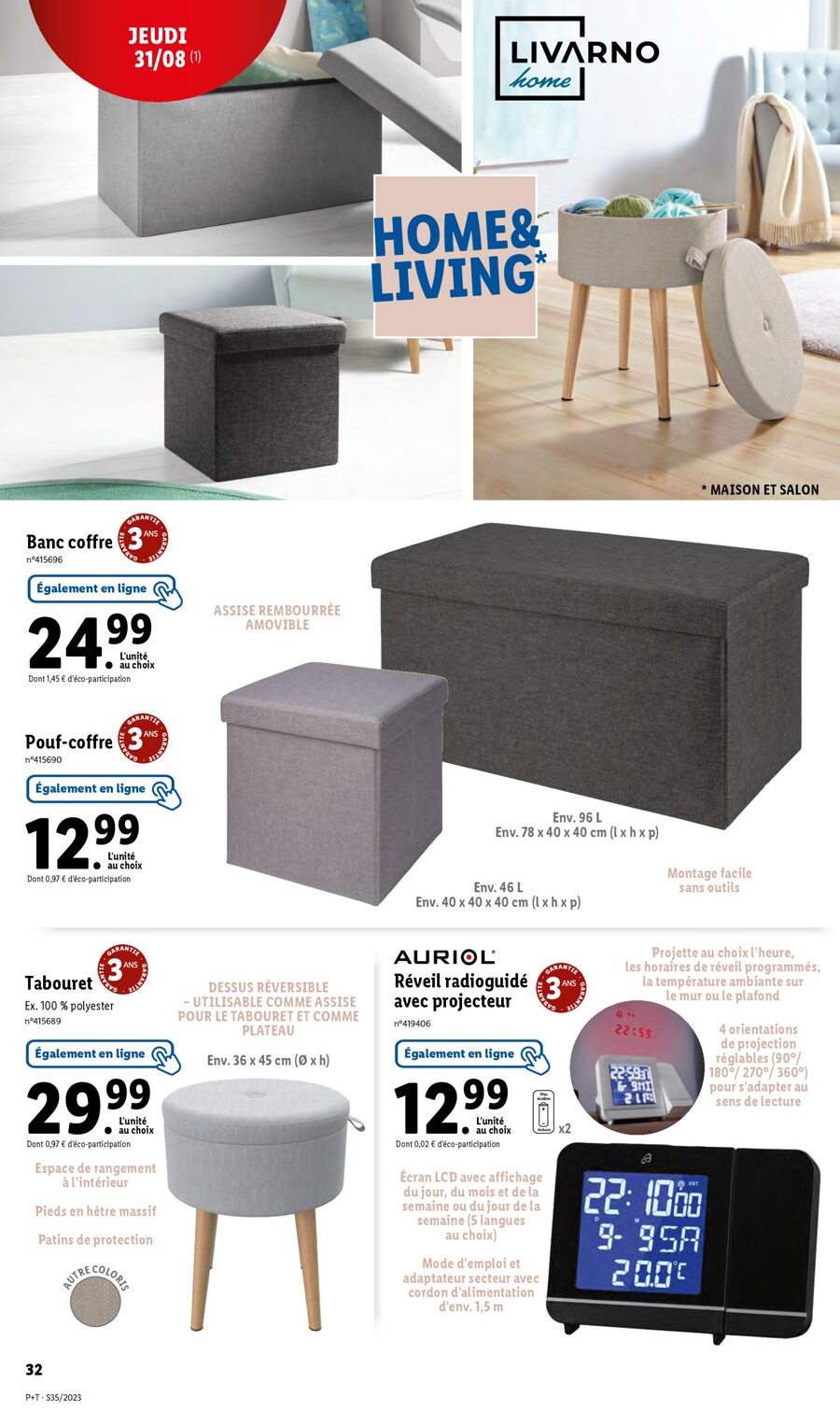 Catalogue Lidl 30 Août – 5 Septembre 2023 Page 36