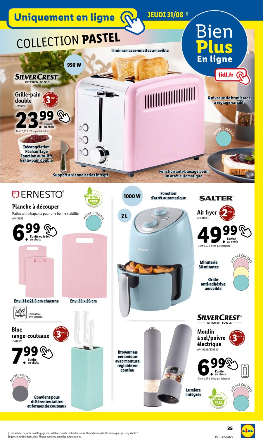 Catalogue Lidl 30 Août – 5 Septembre 2023 Page 39