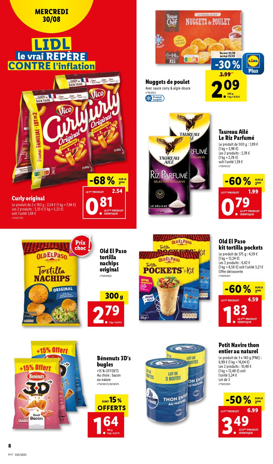 Catalogue Lidl 30 Août – 5 Septembre 2023 Page 8