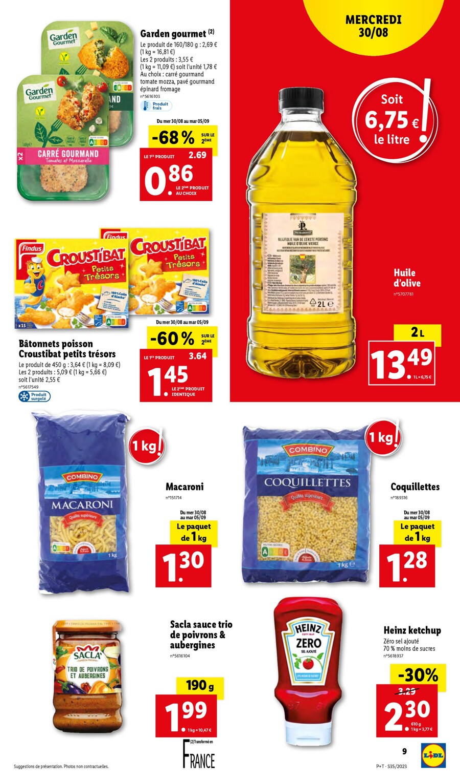 Catalogue Lidl 30 Août – 5 Septembre 2023 Page 9