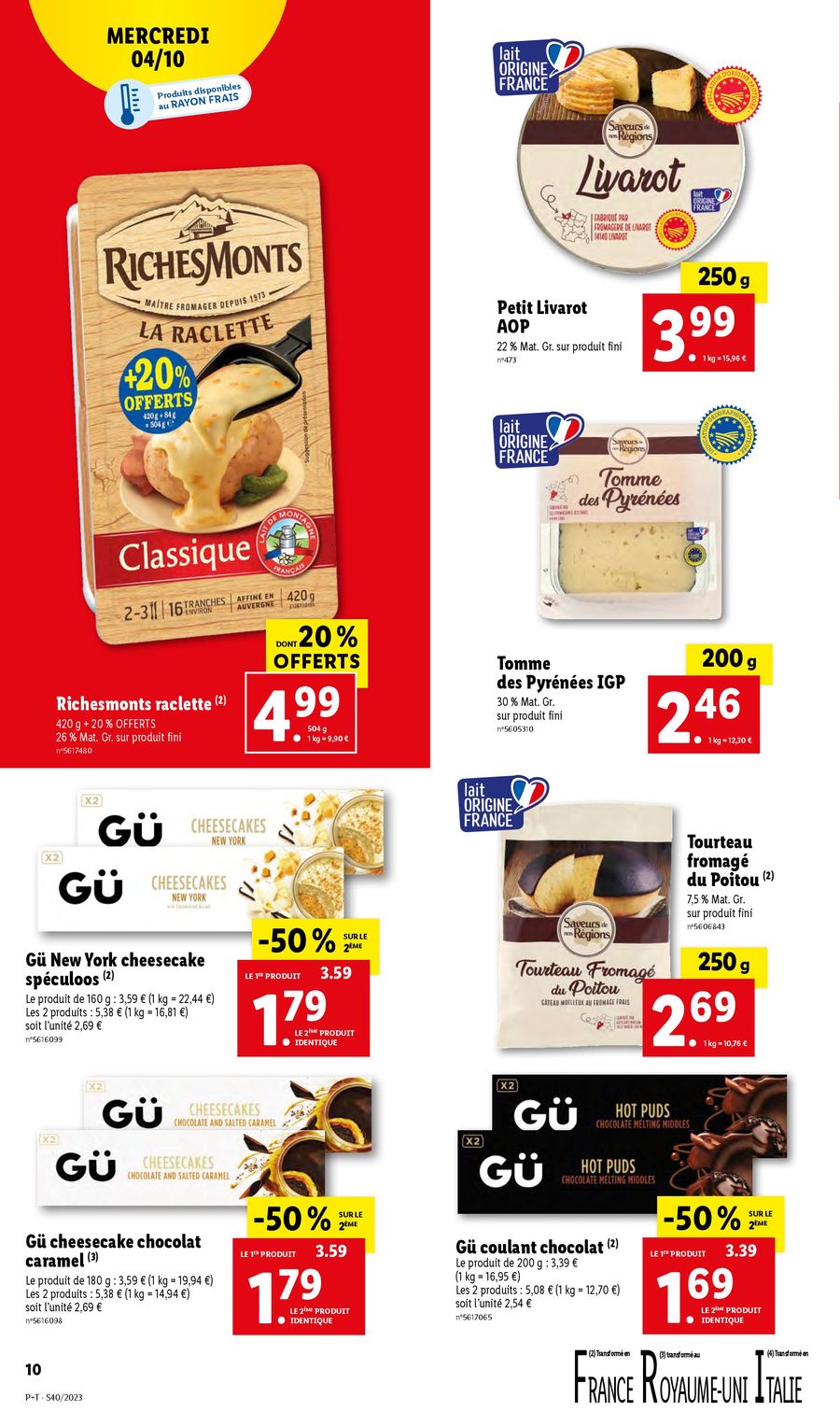Catalogue Lidl 4 – 10 Octobre 2023 Page 10