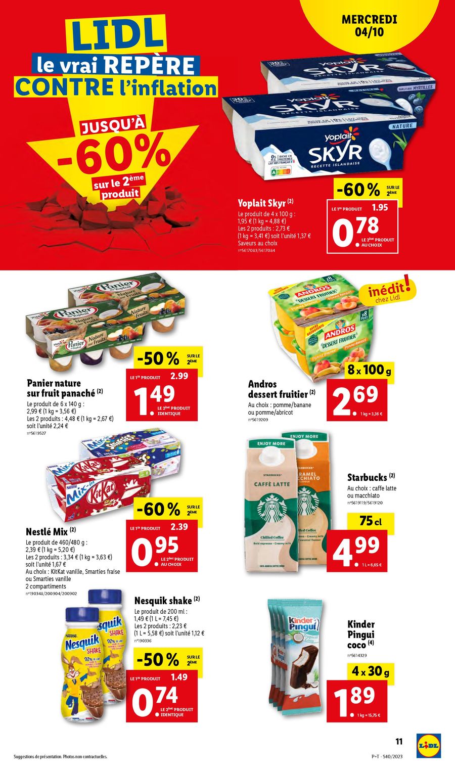 Catalogue Lidl 4 – 10 Octobre 2023 Page 11
