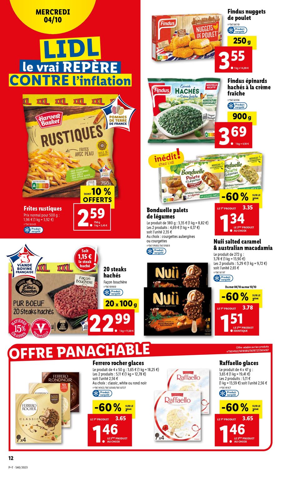 Catalogue Lidl 4 – 10 Octobre 2023 Page 12