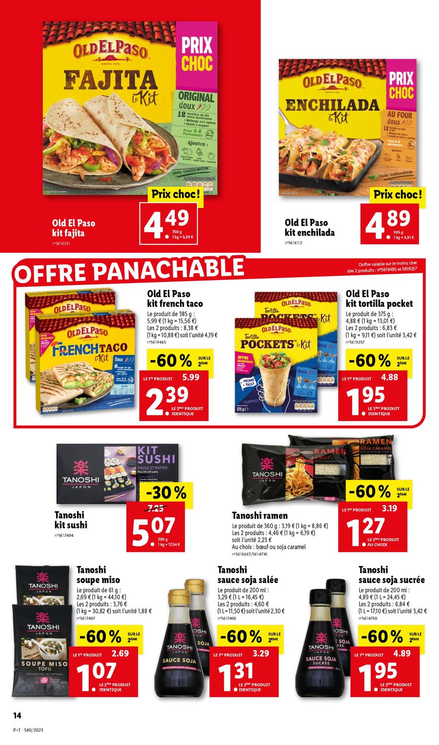 Catalogue Lidl 4 – 10 Octobre 2023 Page 14