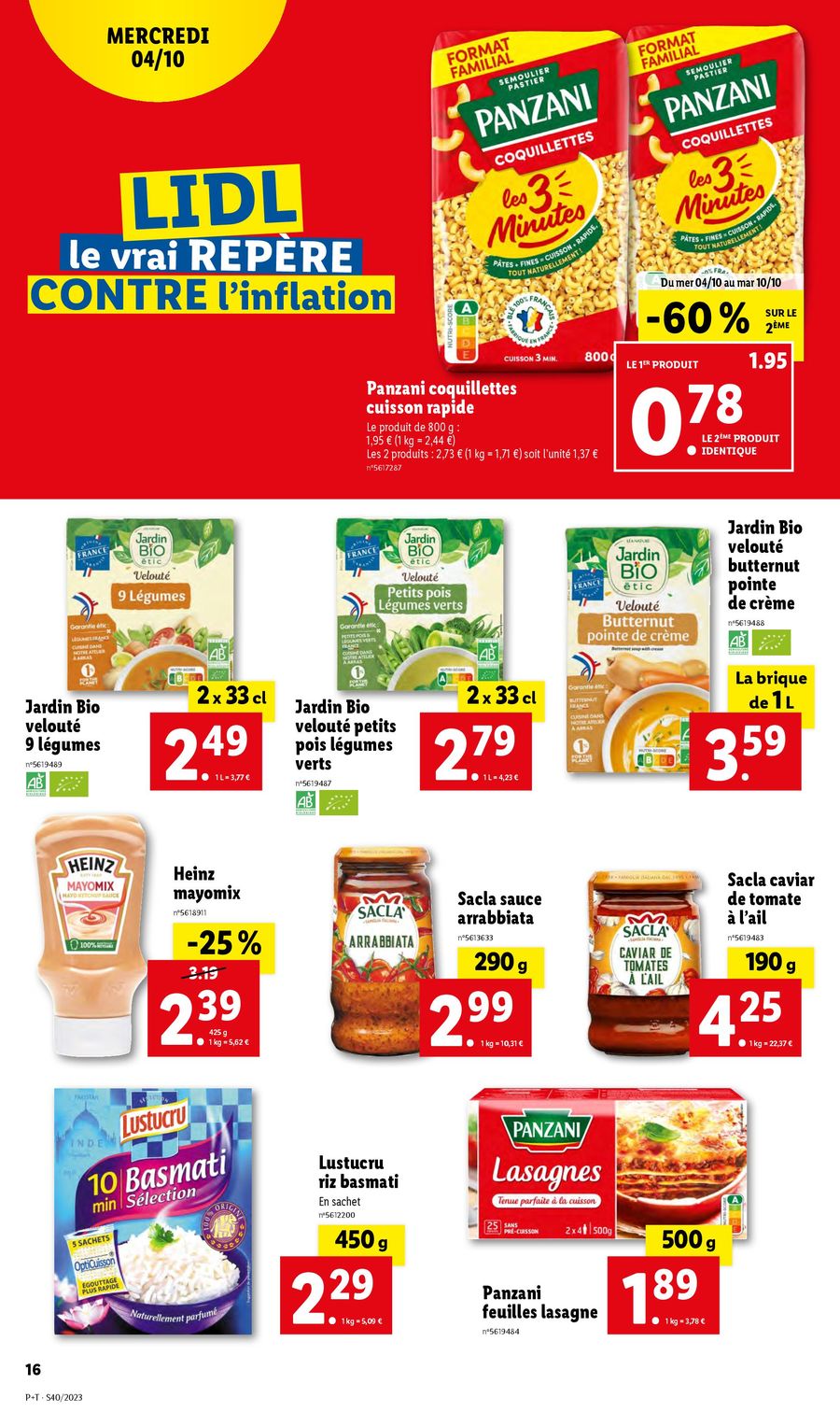 Catalogue Lidl 4 – 10 Octobre 2023 Page 16