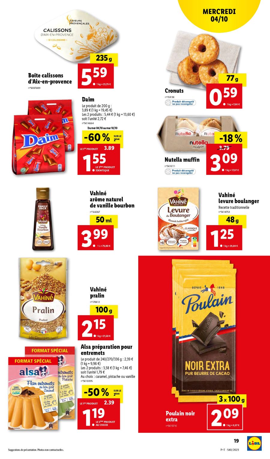 Catalogue Lidl 4 – 10 Octobre 2023 Page 19