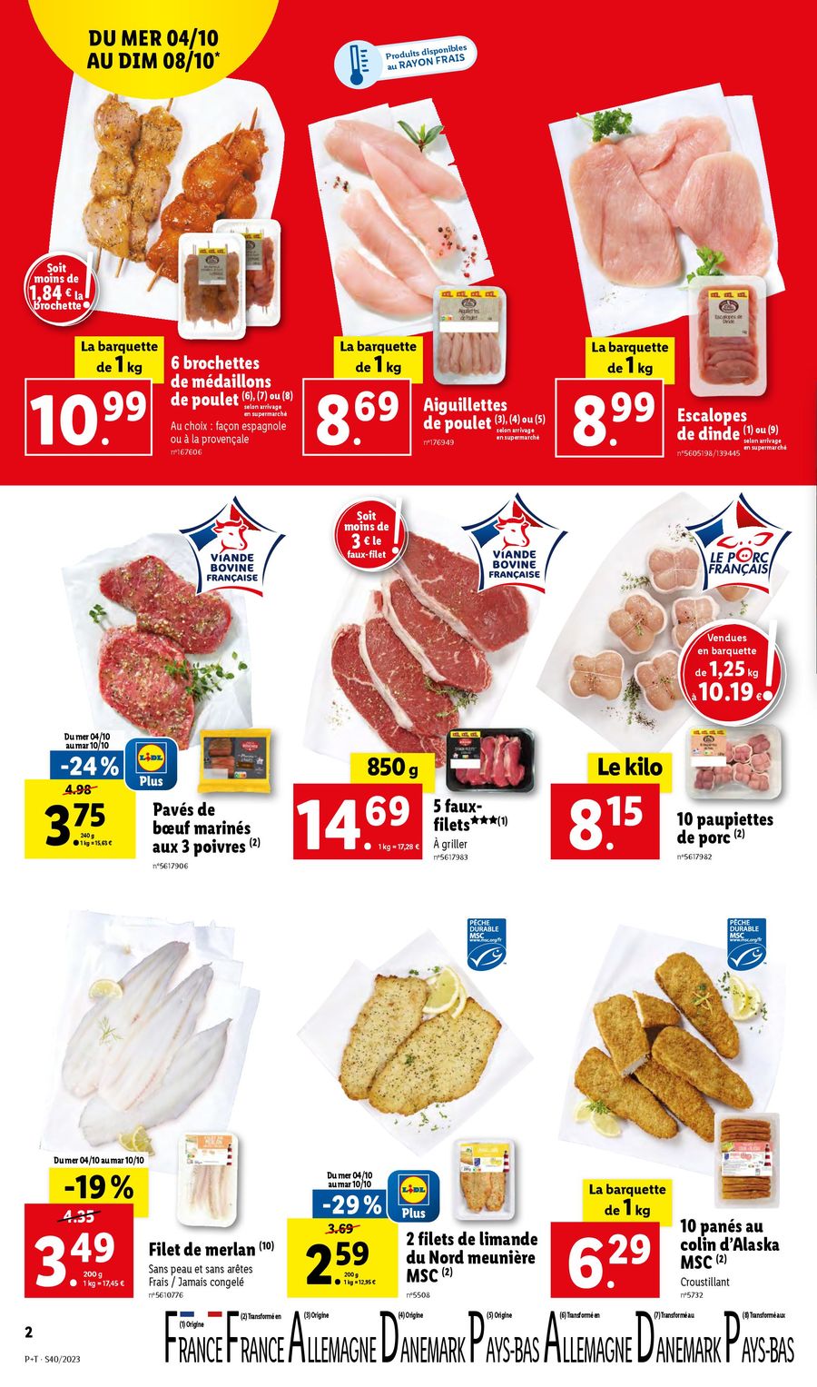Catalogue Lidl 4 – 10 Octobre 2023 Page 2
