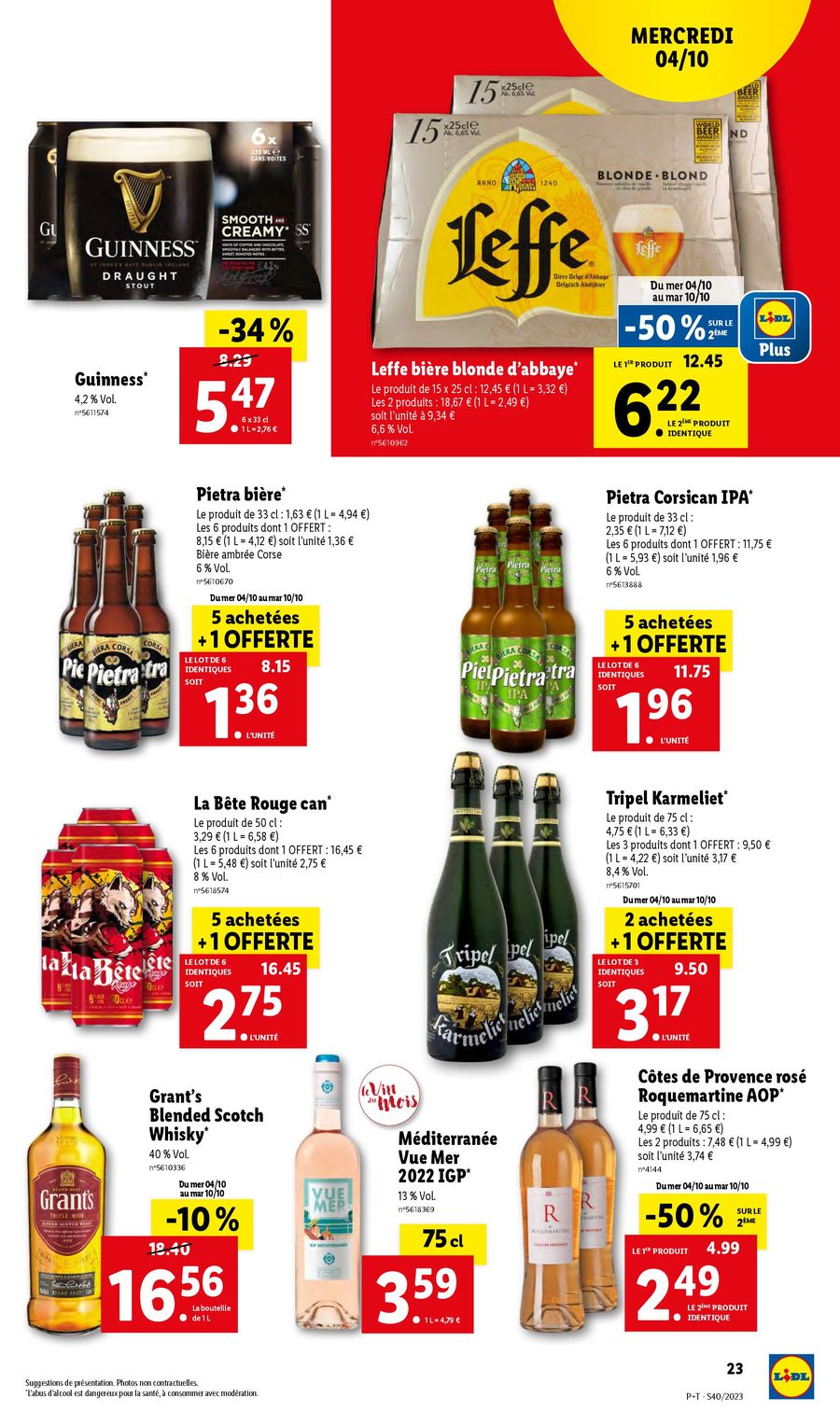 Catalogue Lidl 4 – 10 Octobre 2023 Page 23