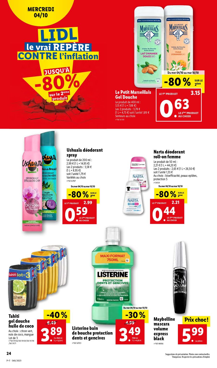 Catalogue Lidl 4 – 10 Octobre 2023 Page 24