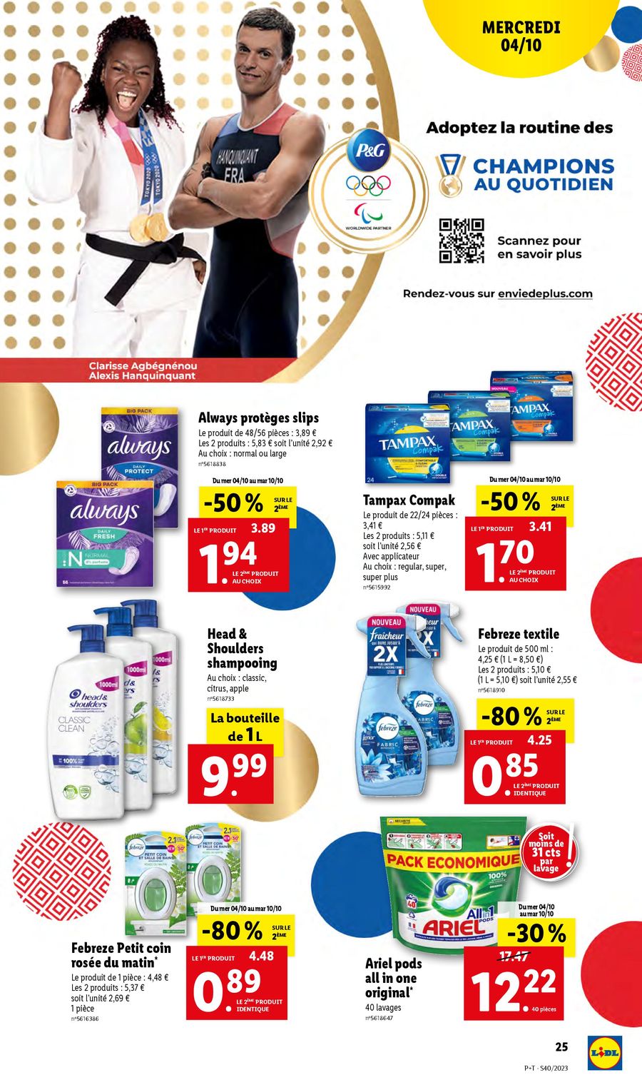 Catalogue Lidl 4 – 10 Octobre 2023 Page 25