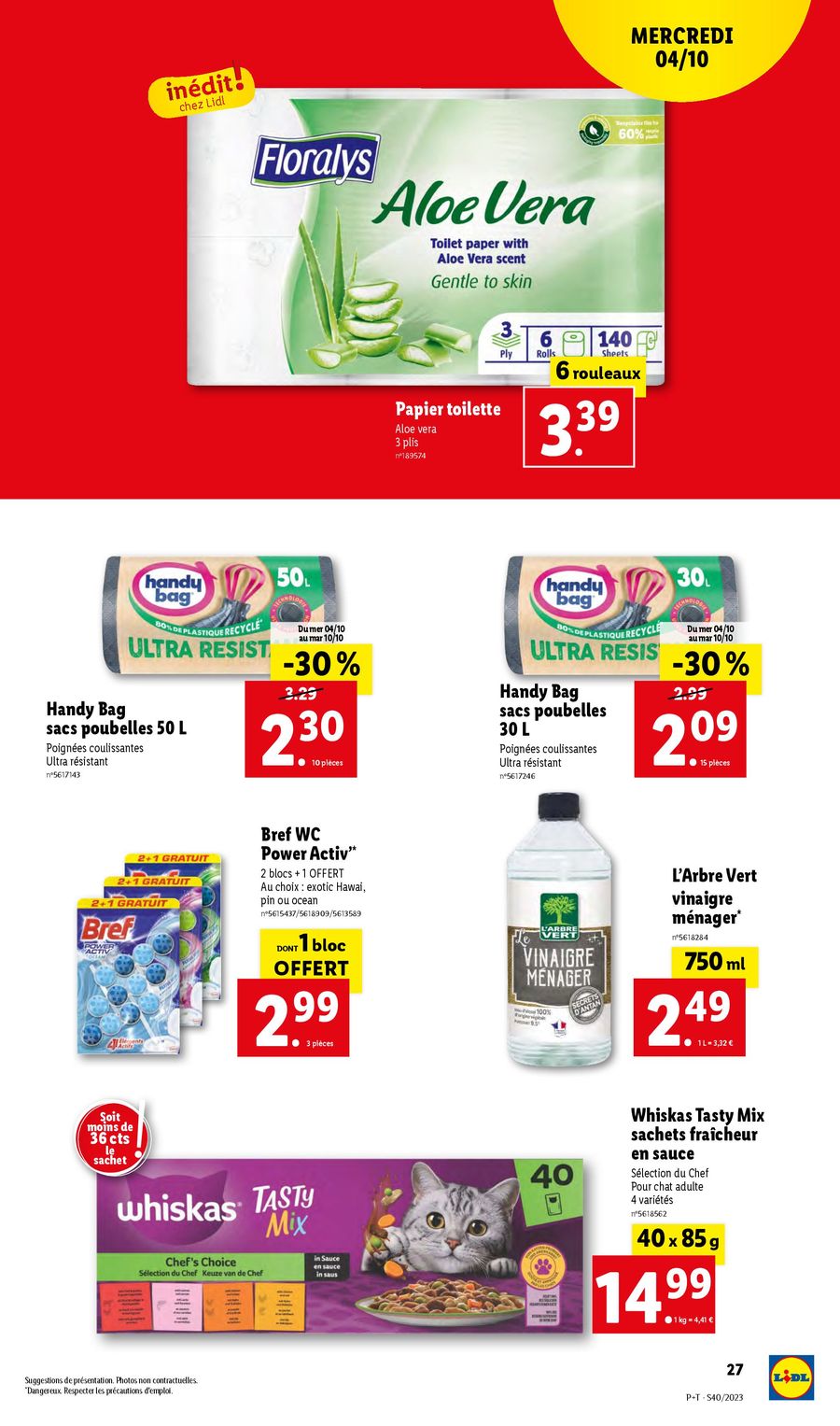 Catalogue Lidl 4 – 10 Octobre 2023 Page 27
